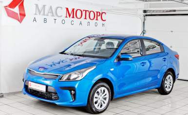 Kia Rio 2019 Голубой
